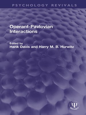 cover image of Operant-Pavlovian Interactions